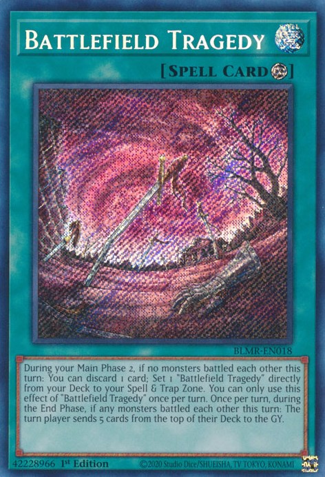 Battlefield Tragedy [BLMR-EN018] Secret Rare | Pegasus Games WI