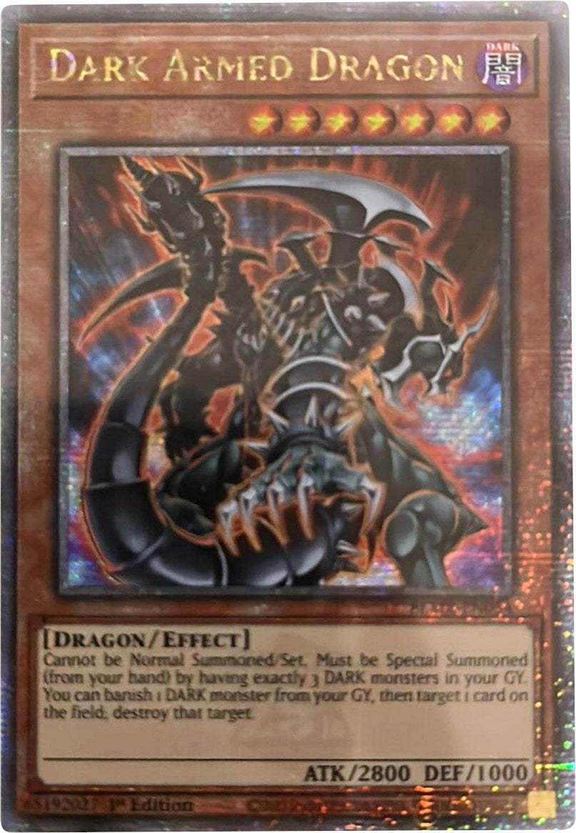 Dark Armed Dragon [BLMR-EN054] Quarter Century Secret Rare | Pegasus Games WI