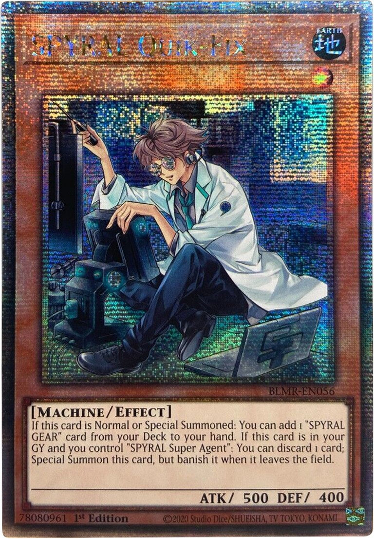 SPYRAL Quik-Fix [BLMR-EN056] Quarter Century Secret Rare | Pegasus Games WI