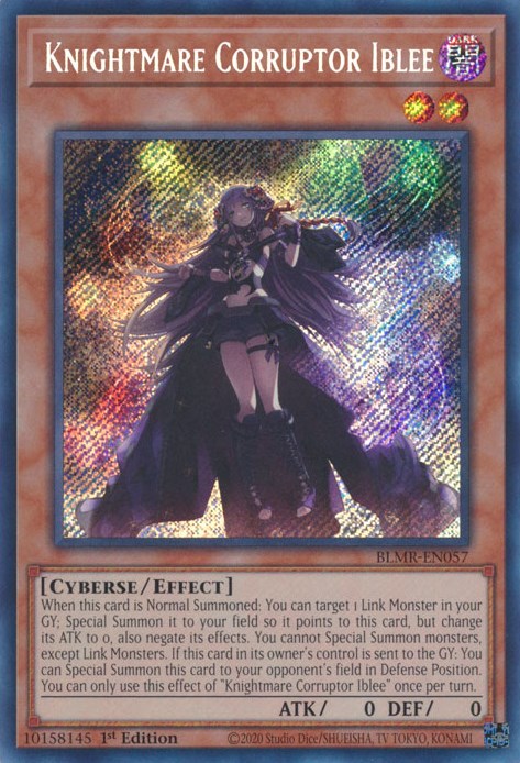 Knightmare Corruptor Iblee [BLMR-EN057] Secret Rare | Pegasus Games WI