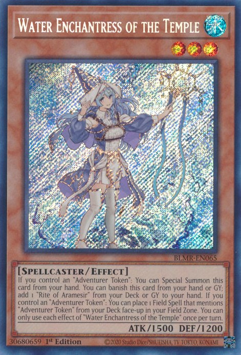 Water Enchantress of the Temple [BLMR-EN065] Secret Rare | Pegasus Games WI