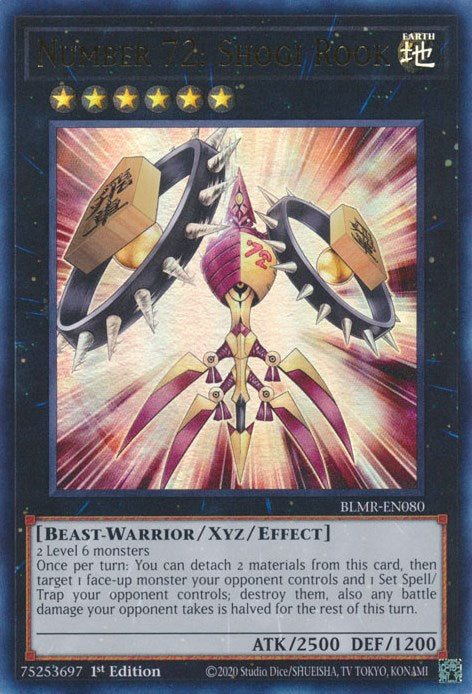Number 72: Shogi Rook [BLMR-EN080] Ultra Rare | Pegasus Games WI