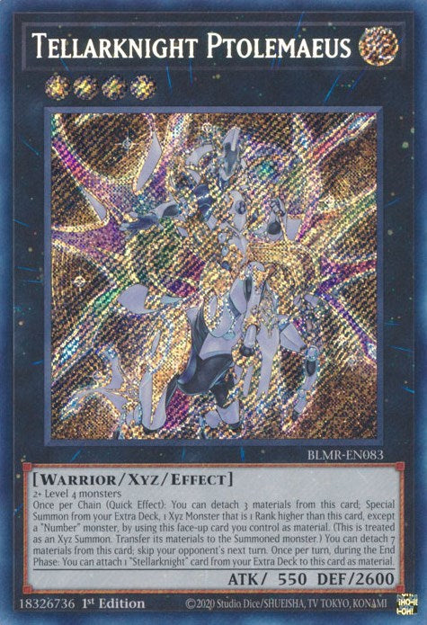 Tellarknight Ptolemaeus [BLMR-EN083] Secret Rare | Pegasus Games WI