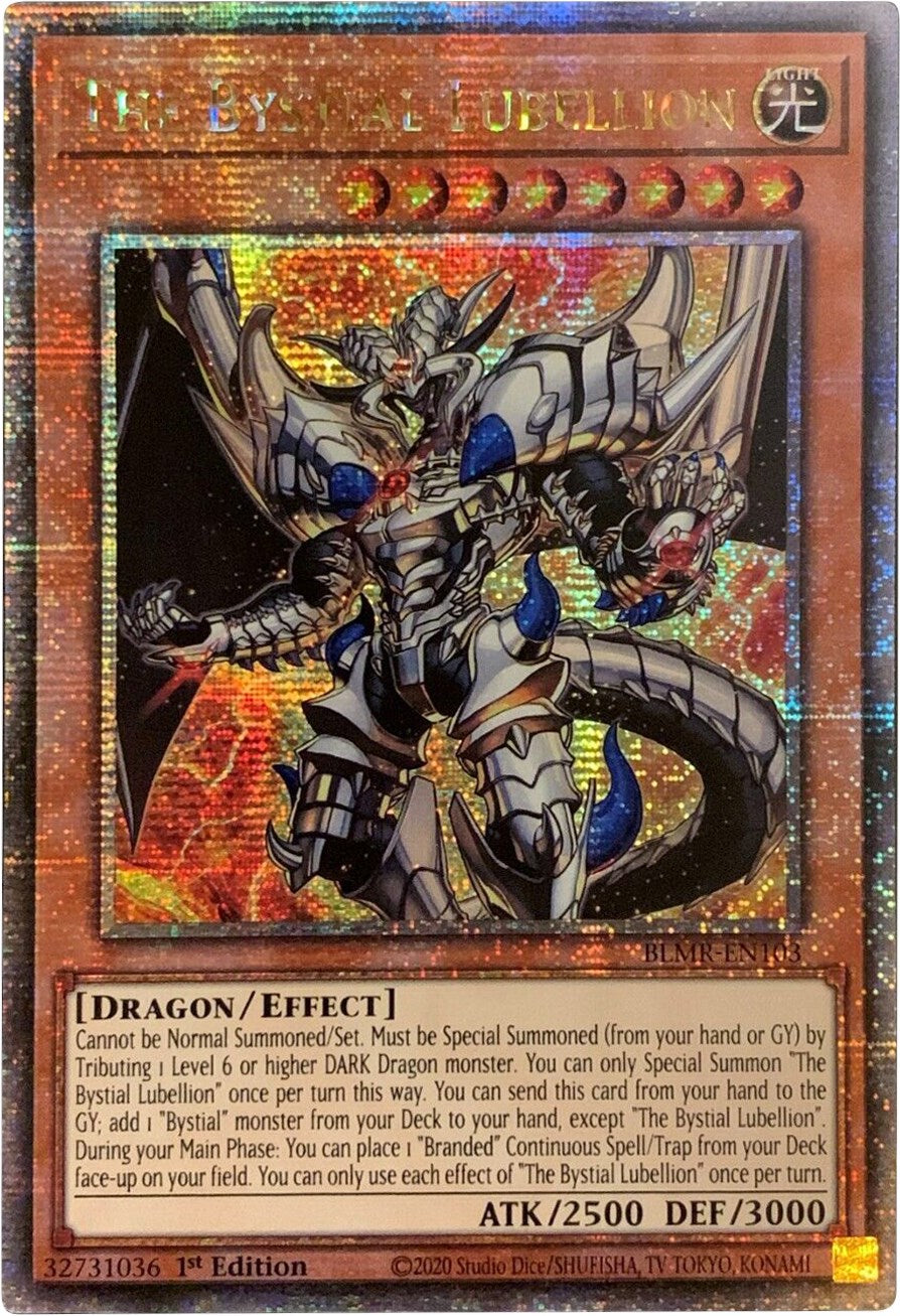 The Bystial Lubellion [BLMR-EN103] Quarter Century Secret Rare | Pegasus Games WI