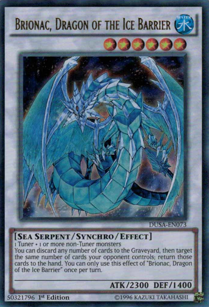 Brionac, Dragon of the Ice Barrier [DUSA-EN073] Ultra Rare | Pegasus Games WI