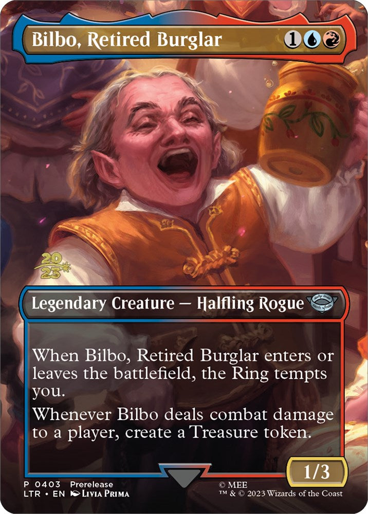 Bilbo, Retired Burglar [The Lord of the Rings: Tales of Middle-Earth Prerelease Promos] | Pegasus Games WI