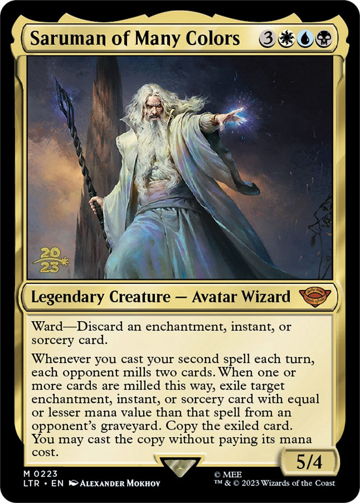 Saruman of Many Colors [The Lord of the Rings: Tales of Middle-Earth Prerelease Promos] | Pegasus Games WI