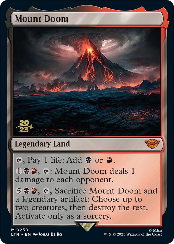 Mount Doom [The Lord of the Rings: Tales of Middle-Earth Prerelease Promos] | Pegasus Games WI