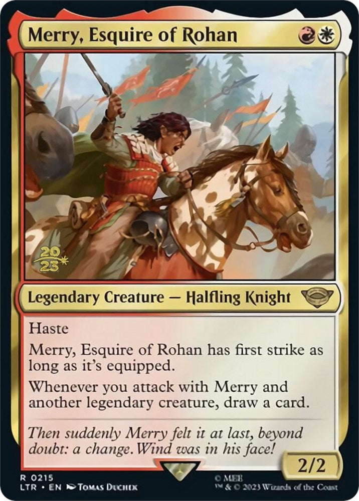 Merry, Esquire of Rohan [The Lord of the Rings: Tales of Middle-Earth Prerelease Promos] | Pegasus Games WI