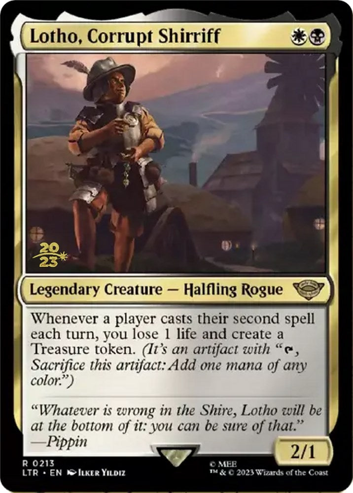 Lotho, Corrupt Shirriff [The Lord of the Rings: Tales of Middle-Earth Prerelease Promos] | Pegasus Games WI