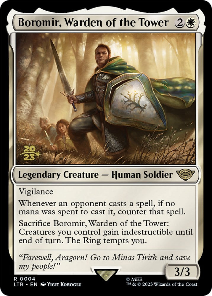Boromir, Warden of the Tower [The Lord of the Rings: Tales of Middle-Earth Prerelease Promos] | Pegasus Games WI