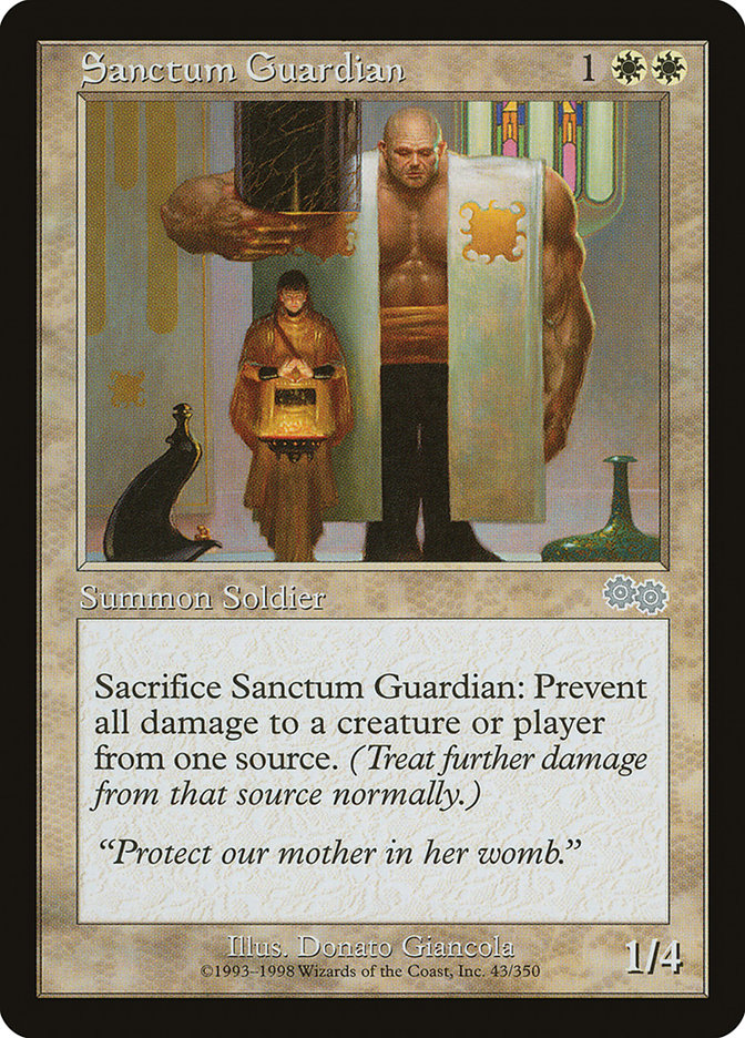 Sanctum Guardian [Urza's Saga] | Pegasus Games WI
