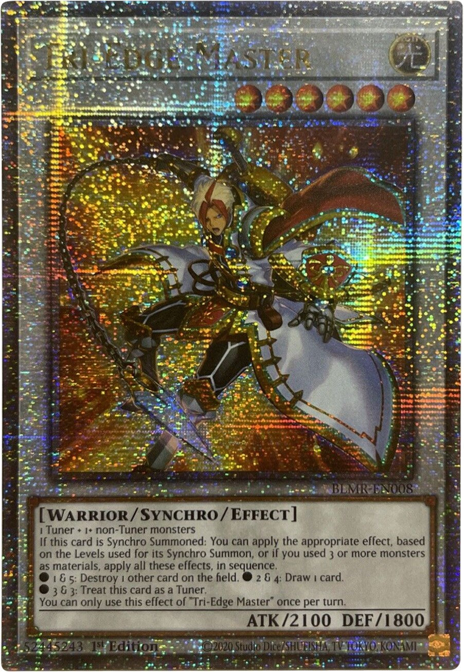 Tri-Edge Master [BLMR-EN008] Quarter Century Secret Rare | Pegasus Games WI