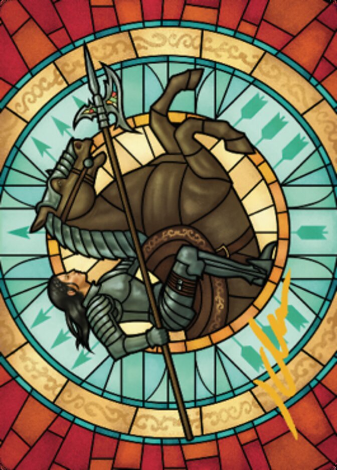 Tori D'Avenant, Fury Rider Art Card (Gold-Stamped Signature) [Dominaria United Art Series] | Pegasus Games WI