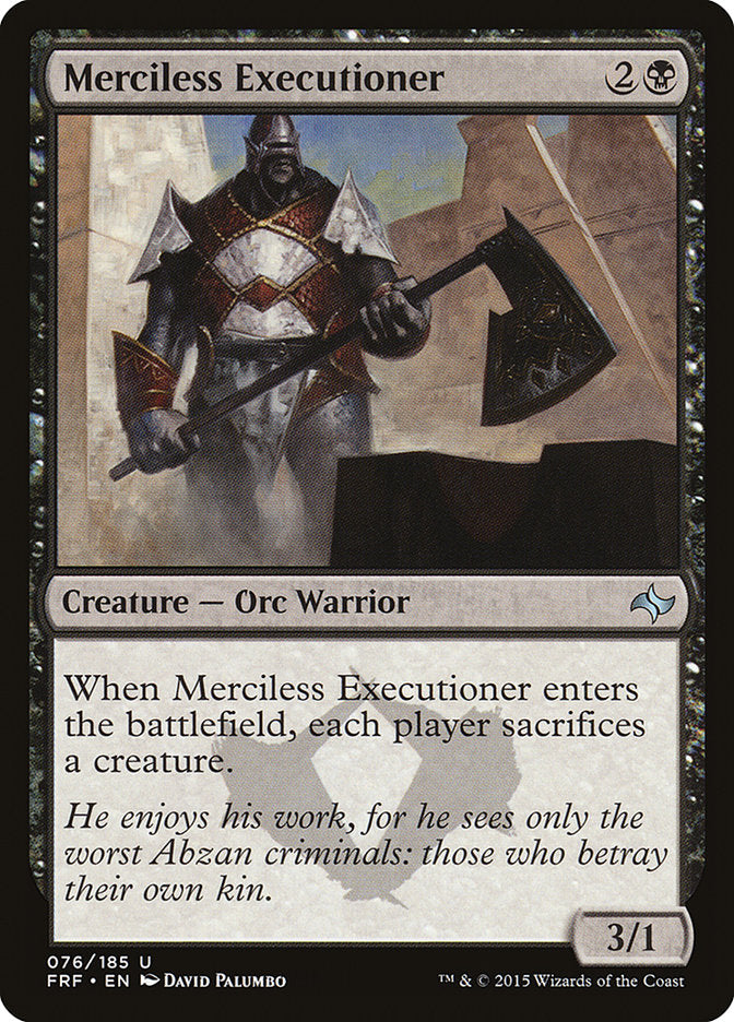 Merciless Executioner [Fate Reforged] | Pegasus Games WI