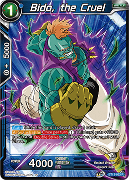 Bido, the Cruel (Rare) [BT13-053] | Pegasus Games WI