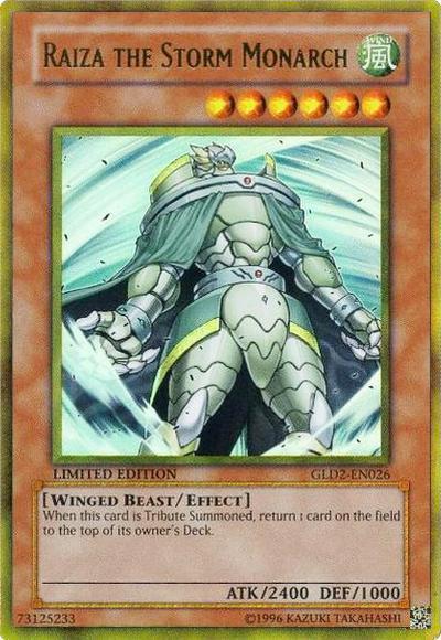 Raiza the Storm Monarch [GLD2-EN026] Ultra Rare | Pegasus Games WI