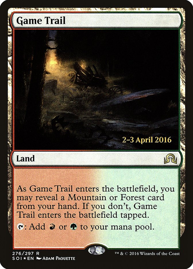 Game Trail [Shadows over Innistrad Prerelease Promos] | Pegasus Games WI