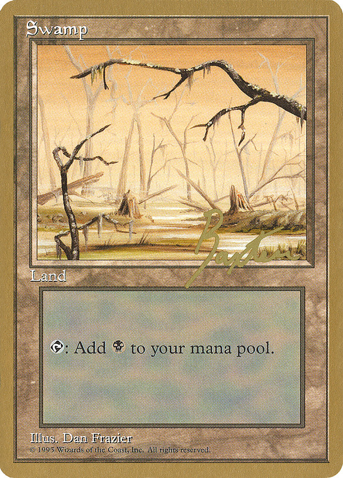 Swamp (gb370) (George Baxter) [Pro Tour Collector Set] | Pegasus Games WI