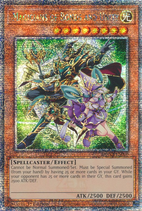 Magicians of Bonds and Unity [DUNE-EN000] Quarter Century Secret Rare | Pegasus Games WI
