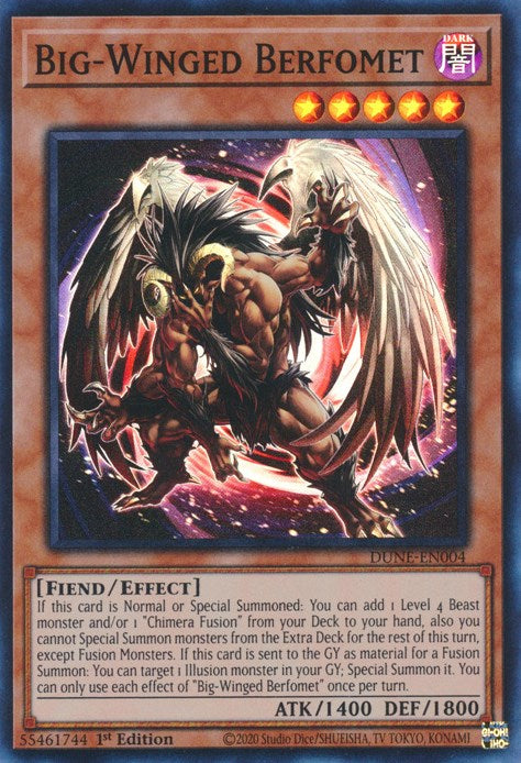 Big-Winged Berfomet [DUNE-EN004] Super Rare | Pegasus Games WI