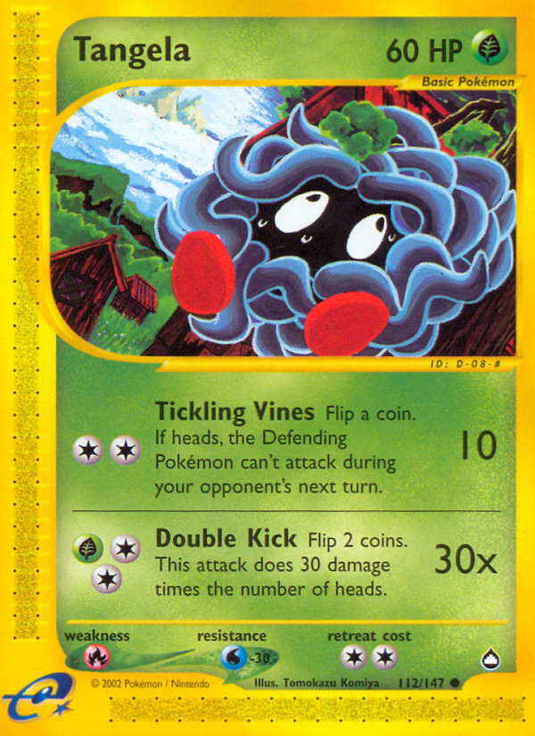 Tangela (112/147) [Aquapolis] | Pegasus Games WI