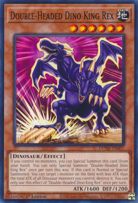 Double-Headed Dino King Rex [DUNE-EN007] Common | Pegasus Games WI
