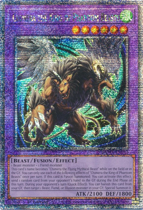 Chimera the King of Phantom Beasts [DUNE-EN033] Quarter Century Secret Rare | Pegasus Games WI