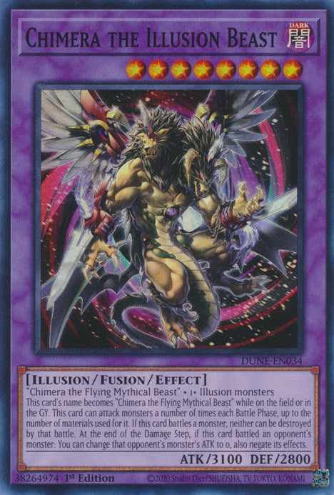 Chimera the Illusion Beast [DUNE-EN034] Super Rare | Pegasus Games WI