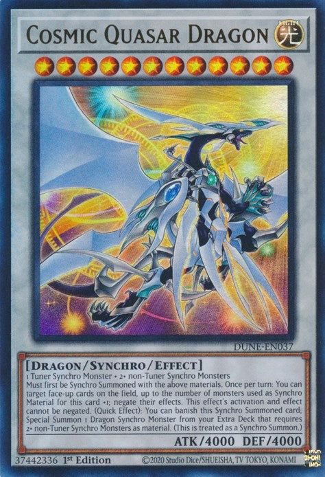 Cosmic Quasar Dragon [DUNE-EN037] Ultra Rare | Pegasus Games WI