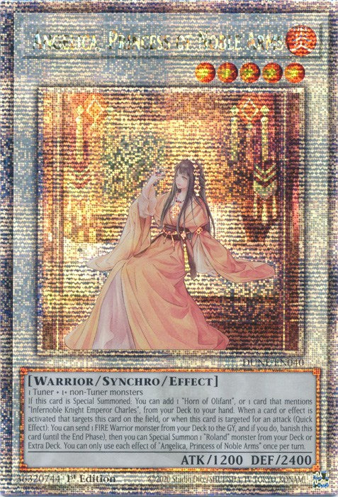 Angelica, Princess of Noble Arms [DUNE-EN040] Quarter Century Secret Rare | Pegasus Games WI