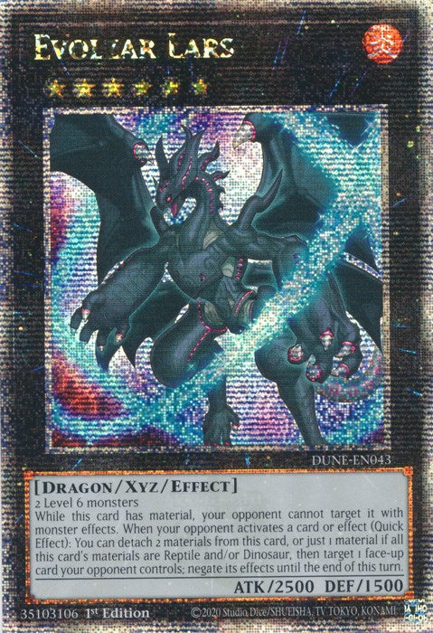 Evolzar Lars [DUNE-EN043] Quarter Century Secret Rare | Pegasus Games WI