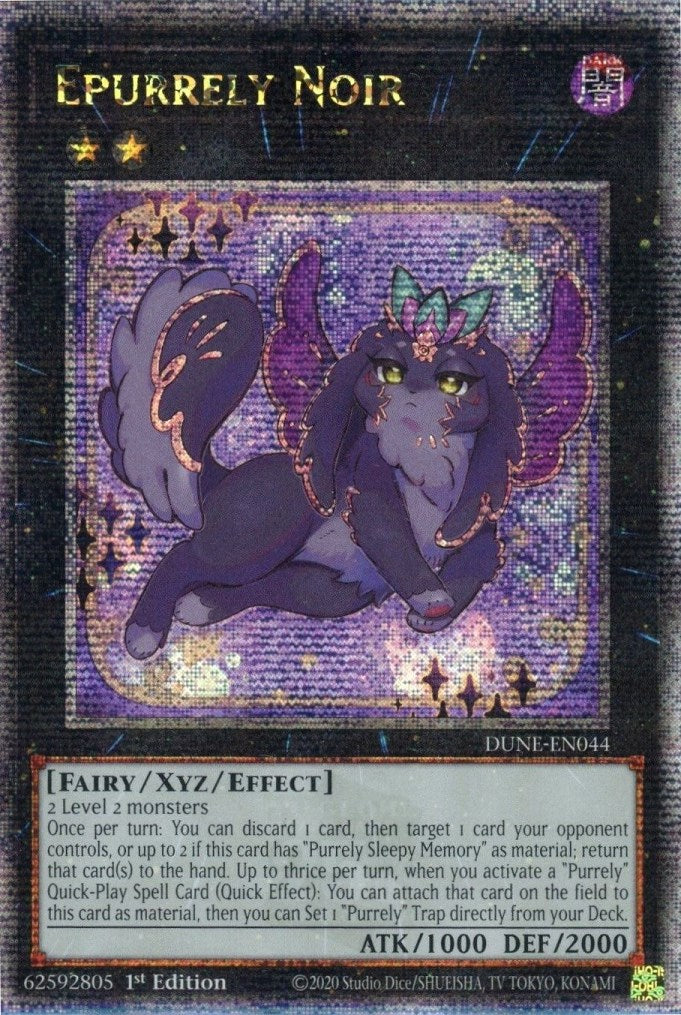 Epurrely Noir [DUNE-EN044] Quarter Century Secret Rare | Pegasus Games WI