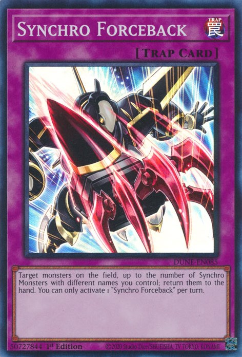 Synchro Forceback [DUNE-EN085] Super Rare | Pegasus Games WI