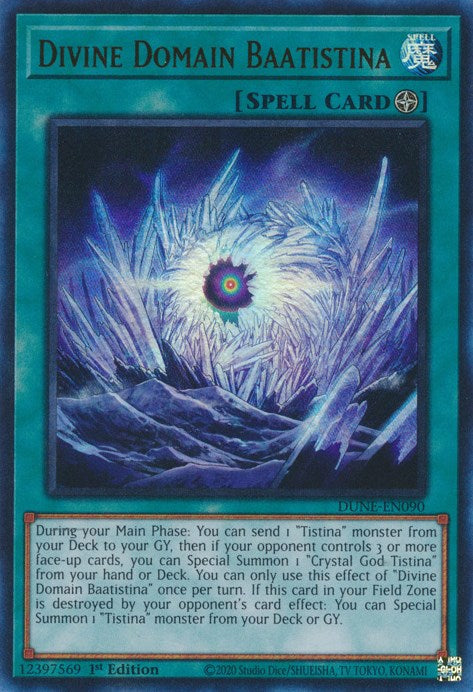 Divine Domain Baatistina [DUNE-EN090] Ultra Rare | Pegasus Games WI