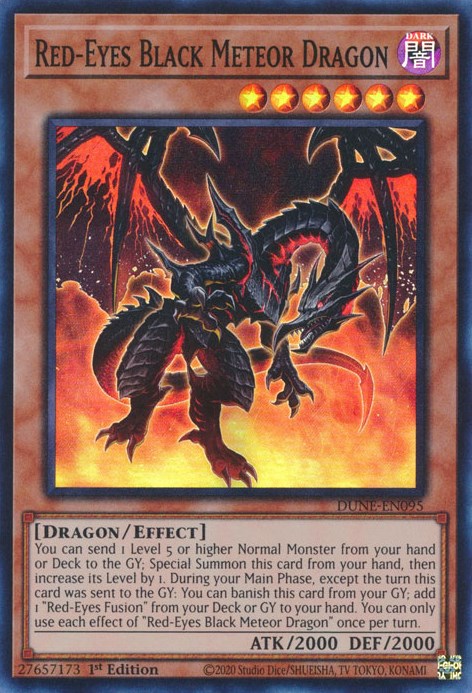Red-Eyes Black Meteor Dragon [DUNE-EN095] Super Rare | Pegasus Games WI