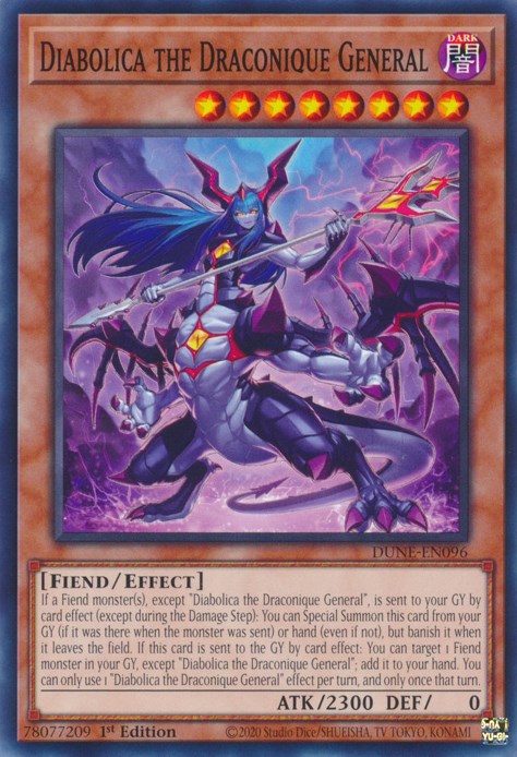 Diabolica the Draconique General [DUNE-EN096] Common | Pegasus Games WI