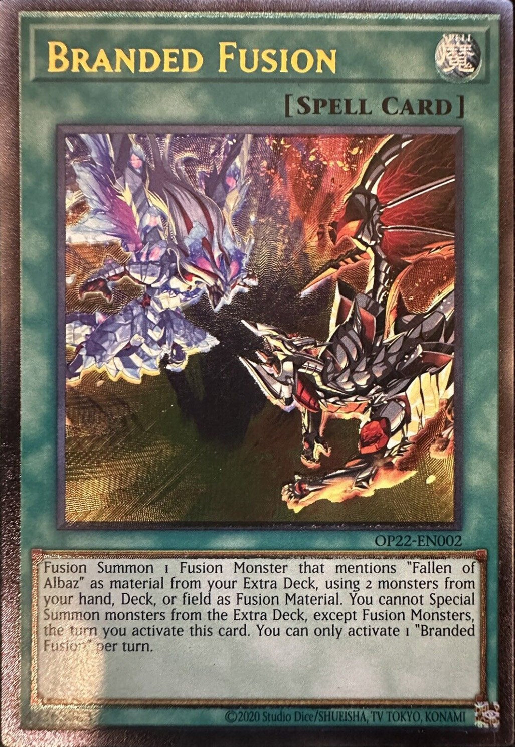 Branded Fusion [OP22-EN002] Ultimate Rare | Pegasus Games WI