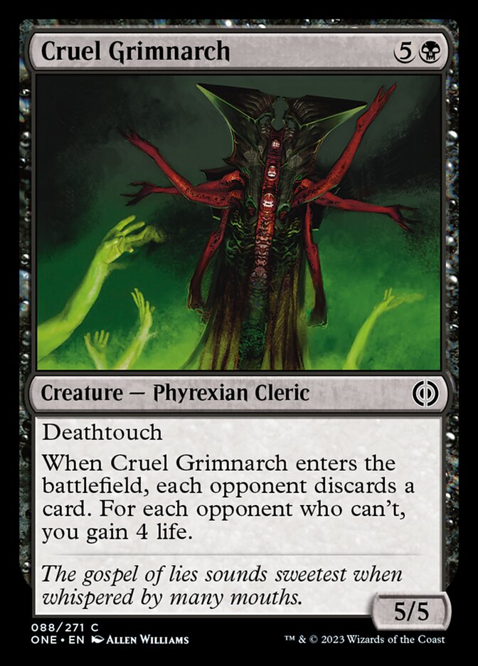Cruel Grimnarch [Phyrexia: All Will Be One] | Pegasus Games WI