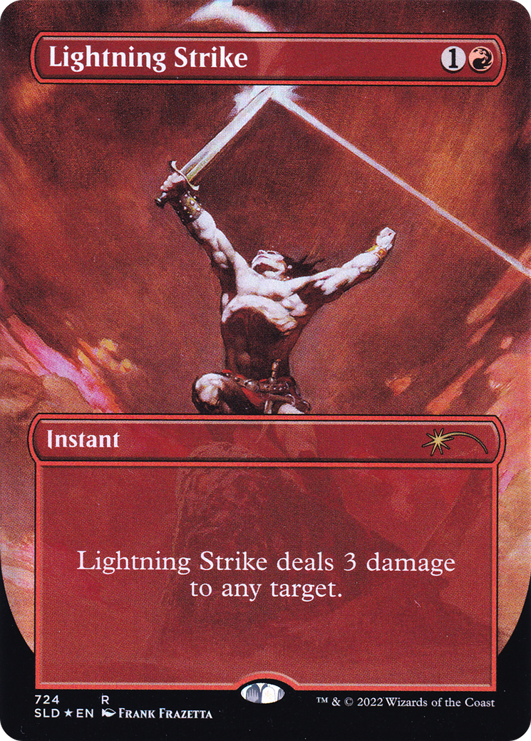 Lightning Strike (Borderless) [Secret Lair Drop Promos] | Pegasus Games WI