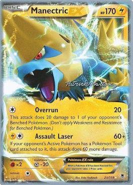 Manectric EX (23/119) (Punches 'n' Bites - Patrick Martinez) [World Championships 2015] | Pegasus Games WI