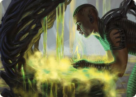 Necrogen Communion Art Card [Phyrexia: All Will Be One Art Series] | Pegasus Games WI