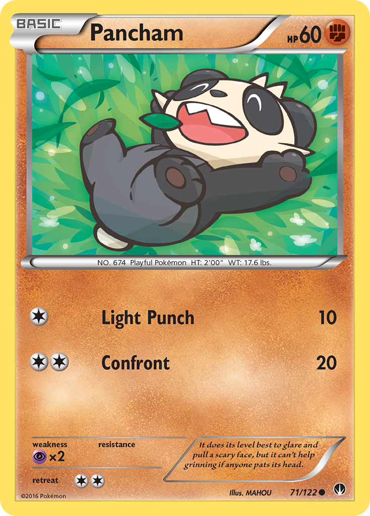 Pancham (71/122) [XY: BREAKpoint] | Pegasus Games WI