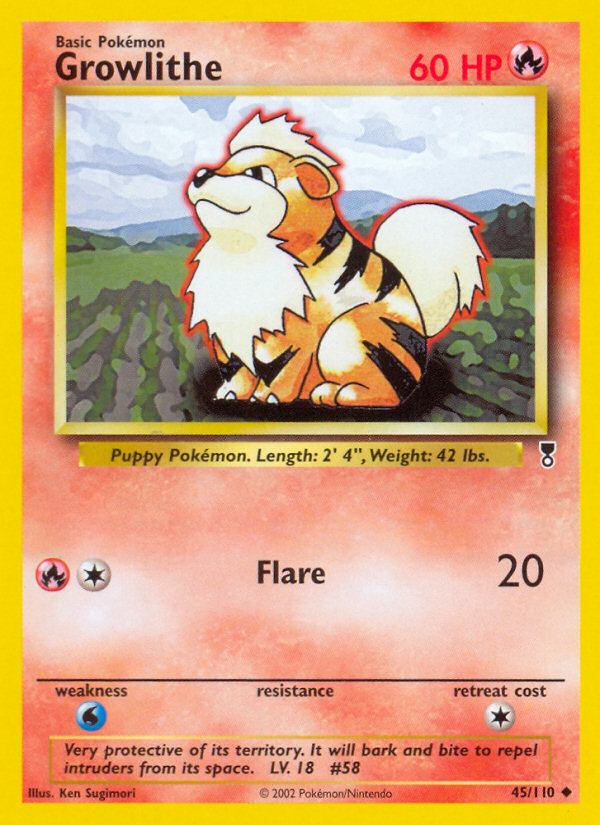 Growlithe (45/110) [Legendary Collection] | Pegasus Games WI