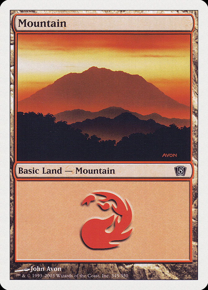 Mountain (345) [Eighth Edition] | Pegasus Games WI