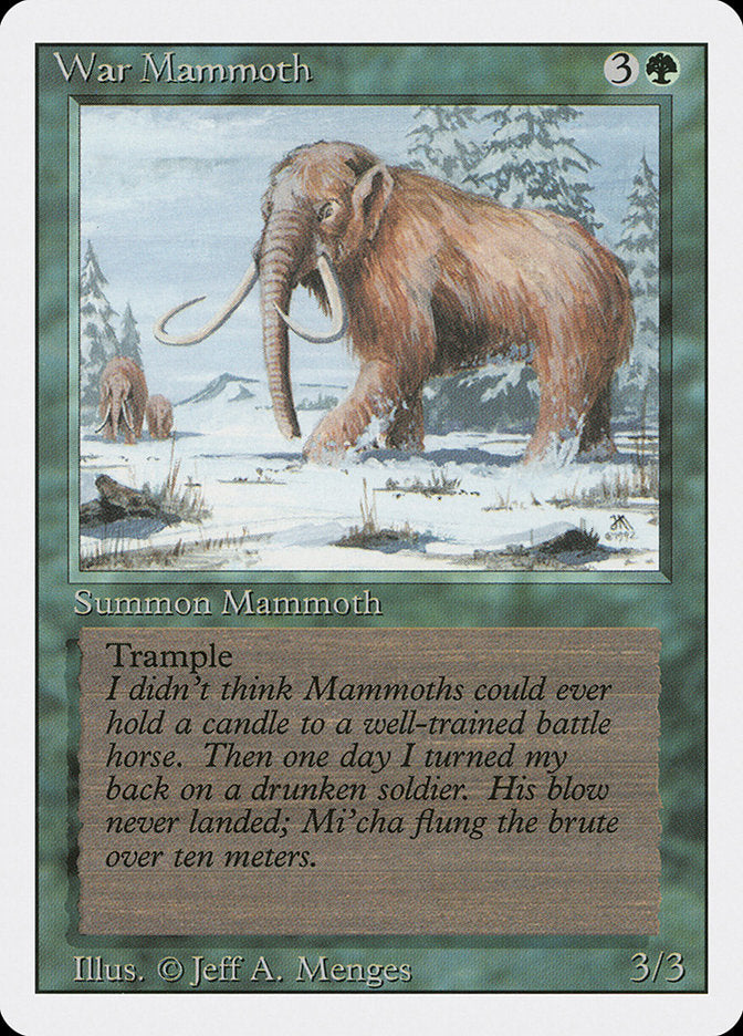 War Mammoth [Revised Edition] | Pegasus Games WI