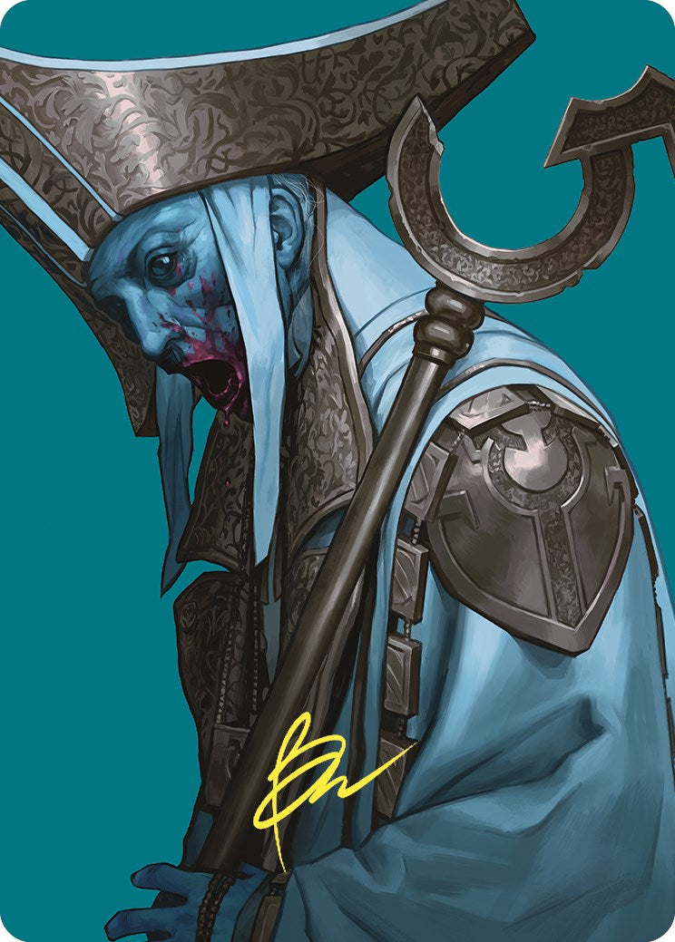 Mikaeus, the Unhallowed Art Card (Gold-Stamped Signature) [Commander Masters Art Series] | Pegasus Games WI