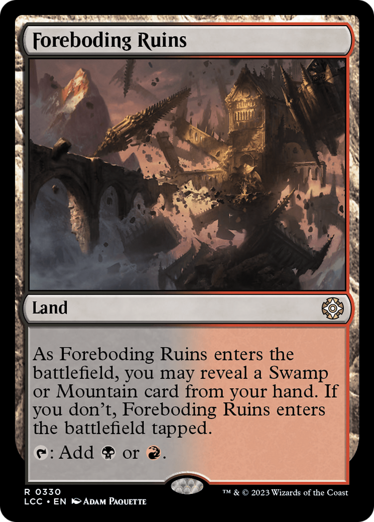 Foreboding Ruins [The Lost Caverns of Ixalan Commander] | Pegasus Games WI