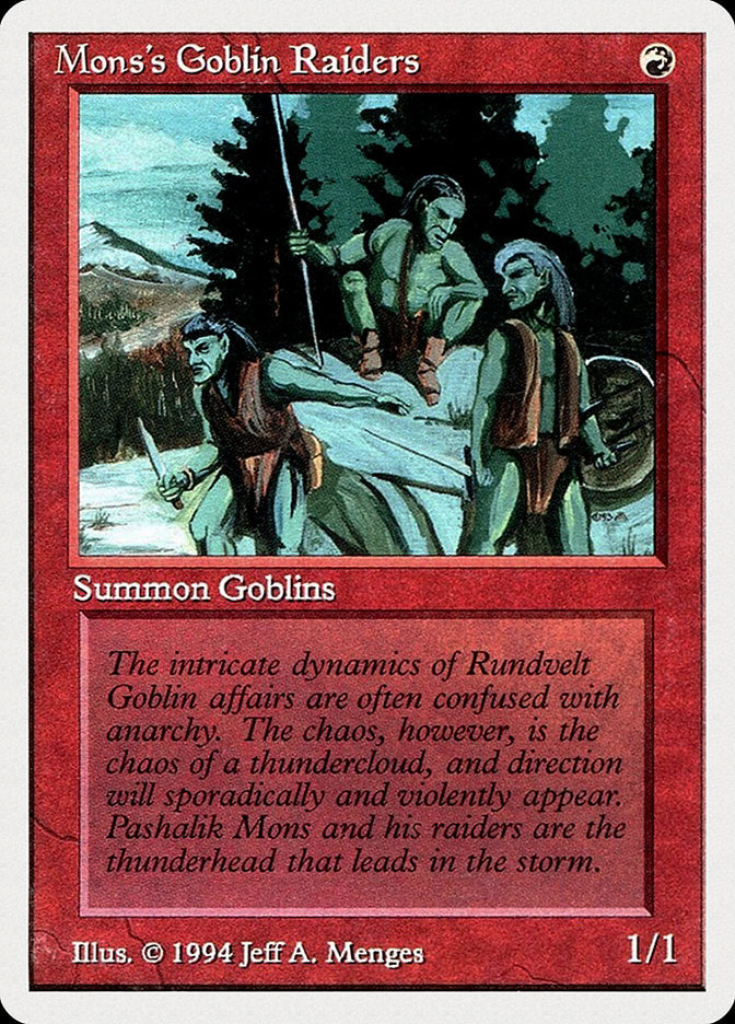 Mons's Goblin Raiders [Summer Magic / Edgar] | Pegasus Games WI