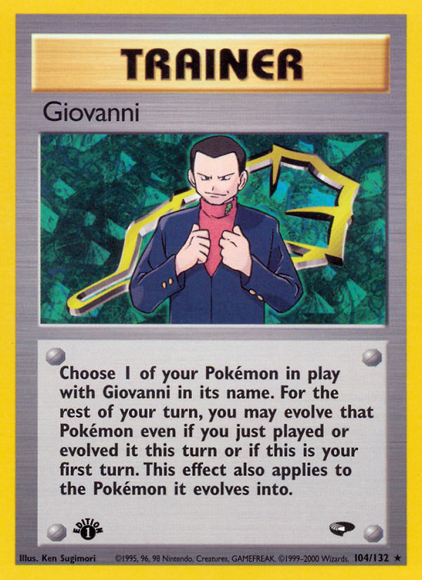 Giovanni (104/132) [Gym Challenge 1st Edition] | Pegasus Games WI